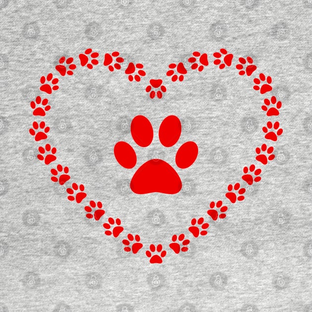 Paw heart by Florin Tenica